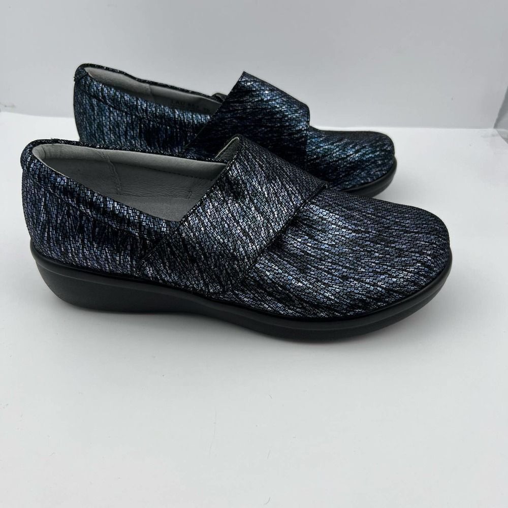 Alegria Clog Shimmery Blue Womens Size EU 38 US 8 - Picture 11 of 12